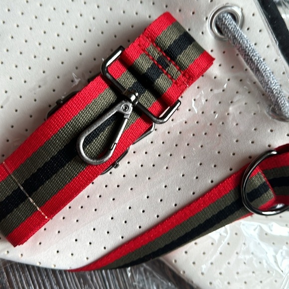 Drawstring Neoprene Bucket Bag with Small Pouch - Picture 7 of 11